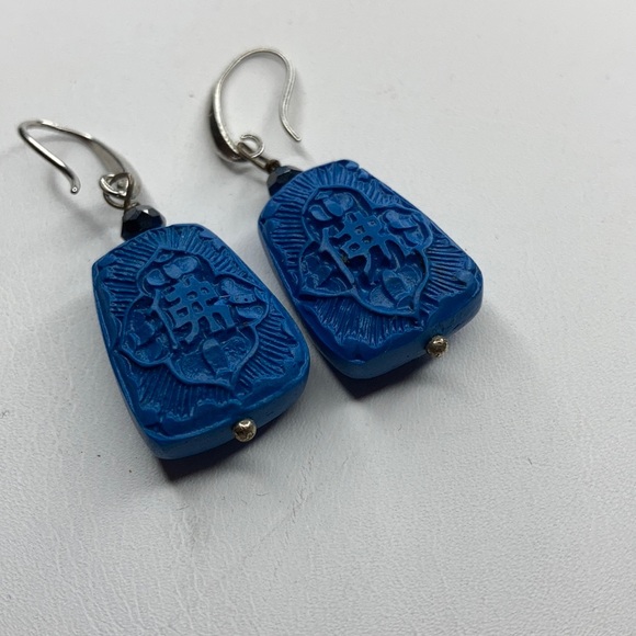 Indigo Blue Earrings - Picture 4 of 9